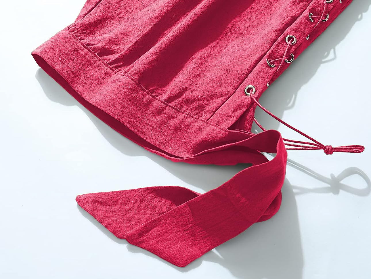 JIEFULL Men's Pirate Shorts- Renaissance Costume Trousers- Medieval Retro Pants -Viking Shorts X-Large Black