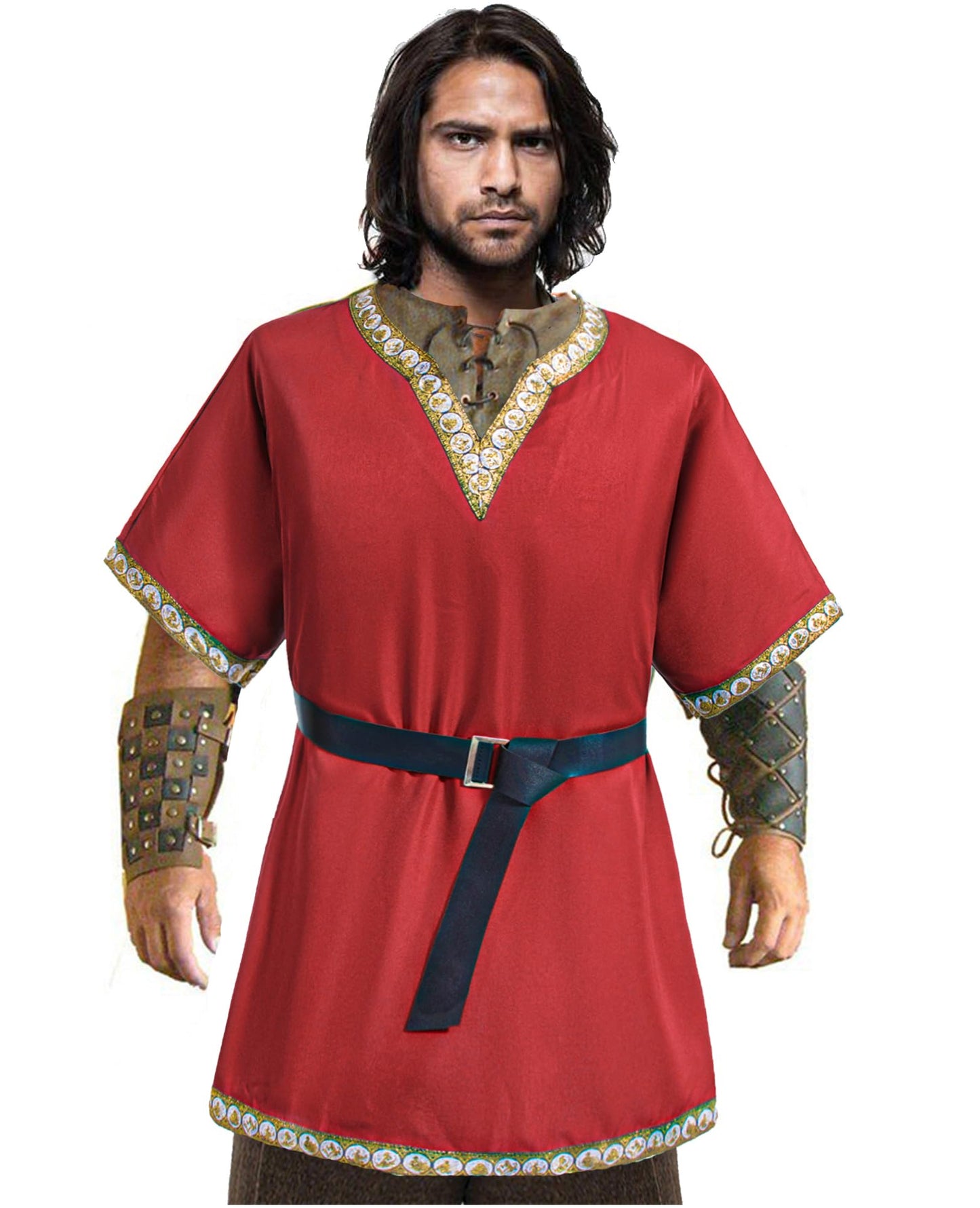 Mens Medieval Costume Viking Tunic