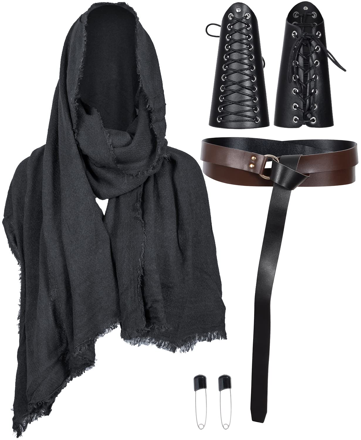 Medieval Knight Leather Belt Shawl