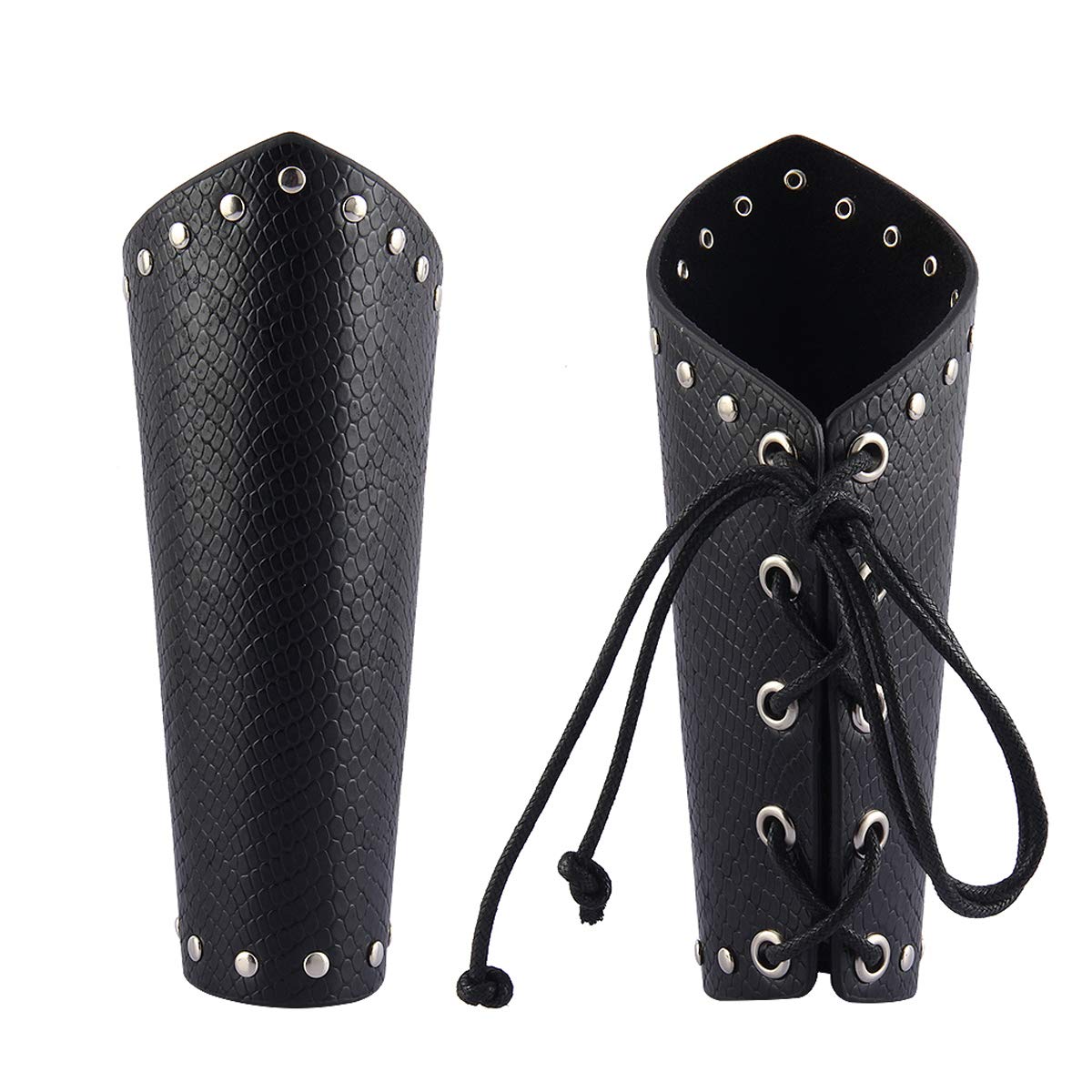 GelConnie Leather Gauntlet Wristband Armor Bracers