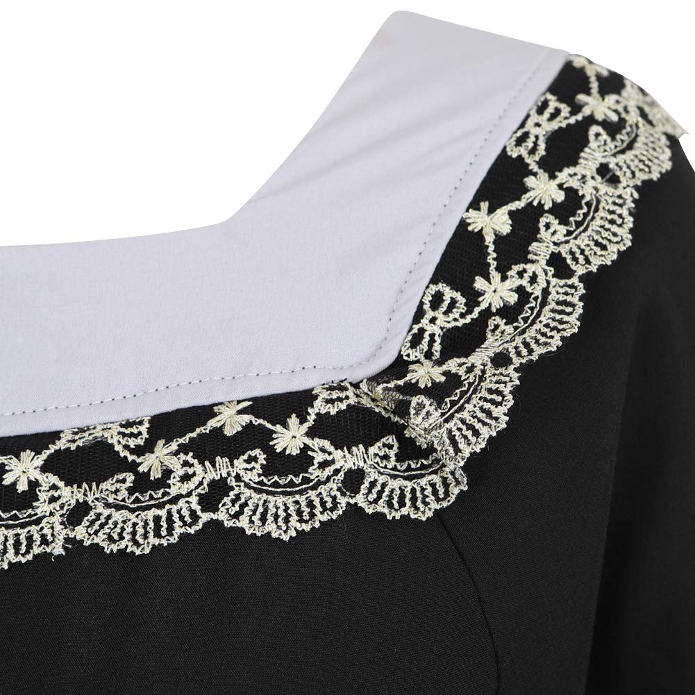Medieval Dresses For Women Black Renaissance Dress Women Costumes Halloween Plus Size Witch Costume X-Small Blue6508