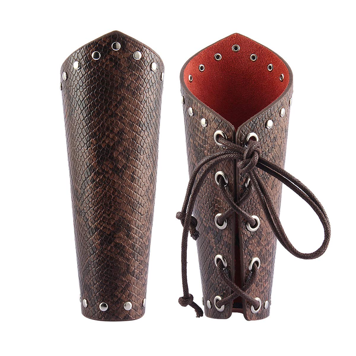 GelConnie Leather Gauntlet Wristband Armor Bracers