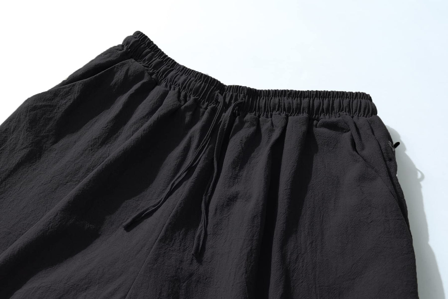 JIEFULL Men's Pirate Shorts- Renaissance Costume Trousers- Medieval Retro Pants -Viking Shorts X-Large Black