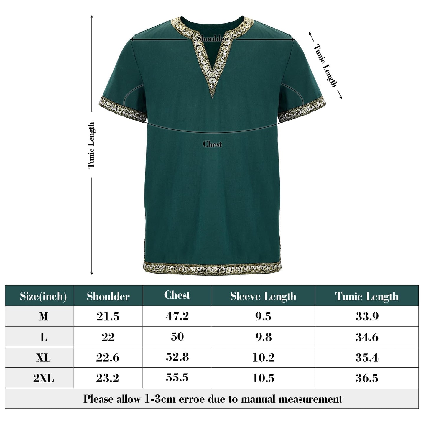 Mens Medieval Viking Costume Shirts Renaissance Vintage Tunic