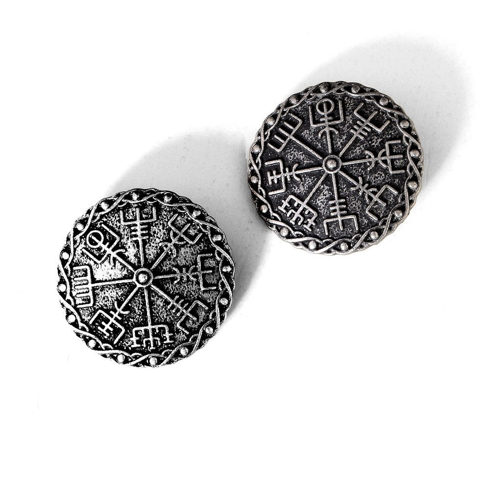 Helm of Awe Brooch Pins Set of 2