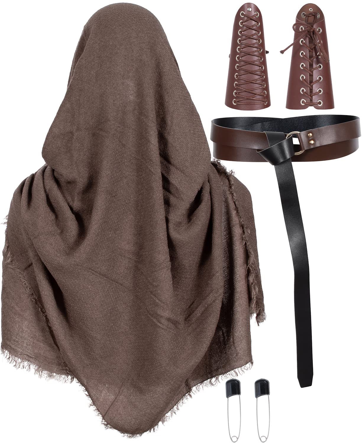 Medieval Knight Leather Belt Shawl