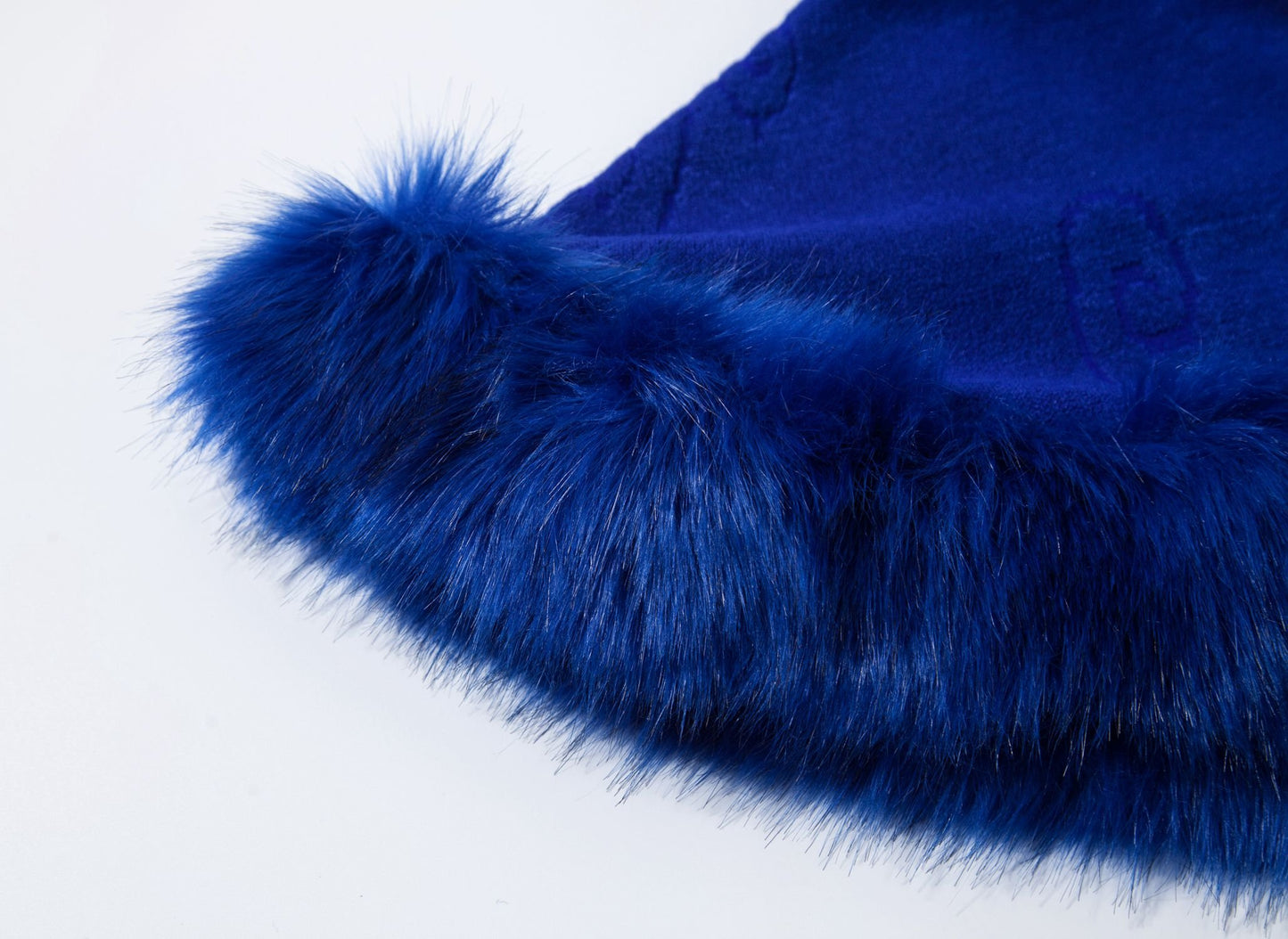 Faux Fur Shawl Wrap Stole Capelet Bridal Winter Wedding with Hook Hooded-black