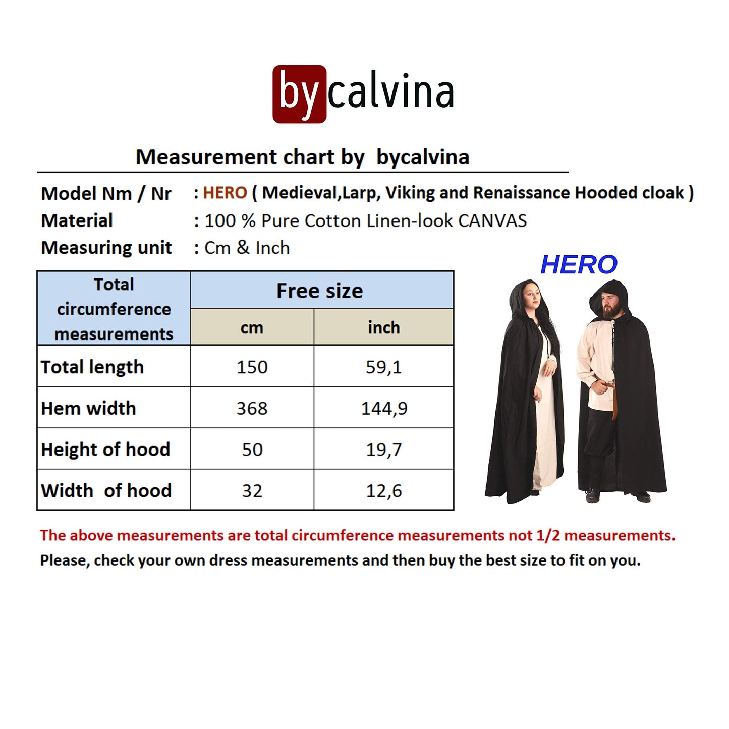 Norse Merchant Medieval Hooded Viking Cape