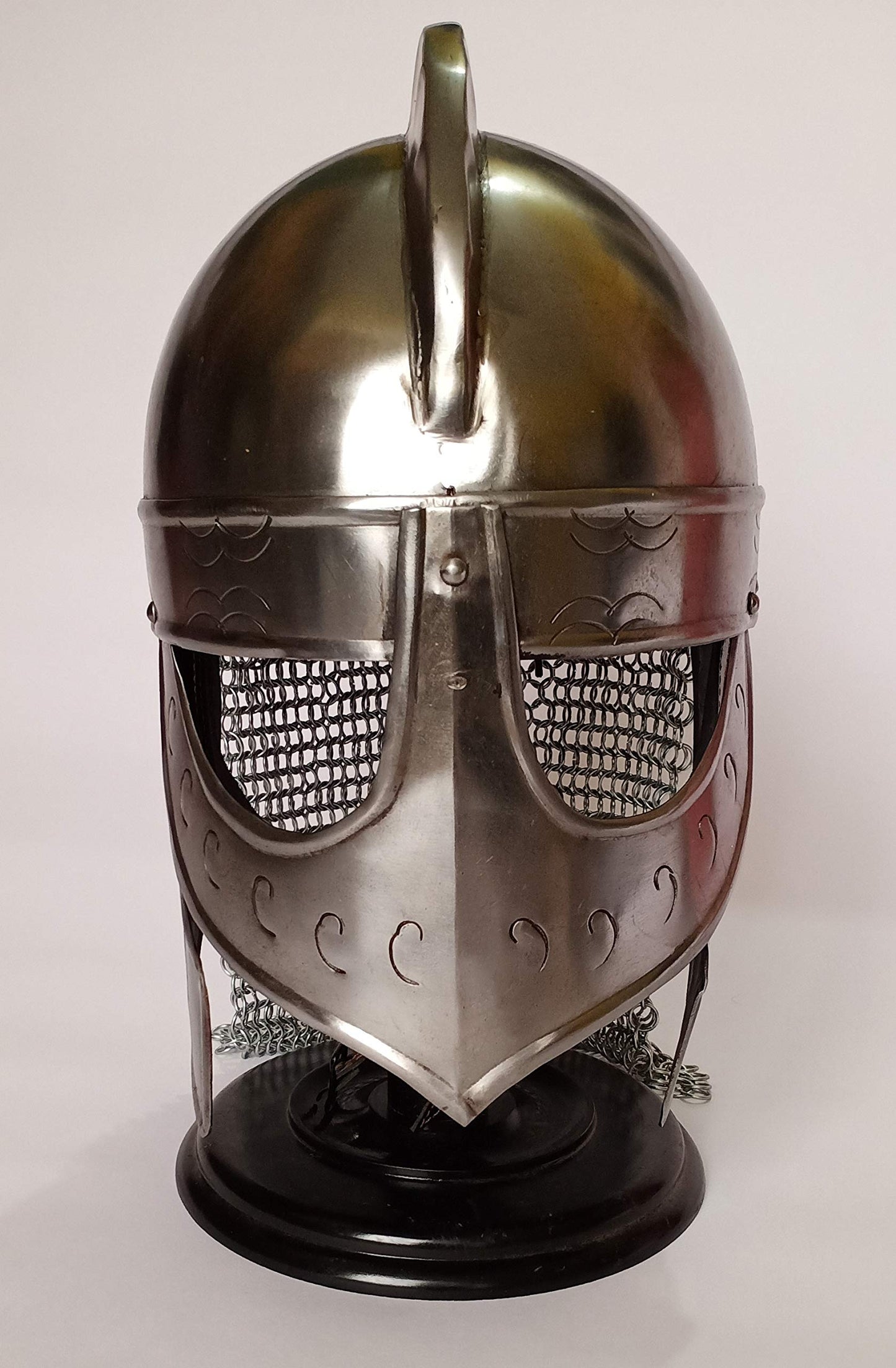 AnNafi® Handcrafted Viking Wolf Armor Helmet
