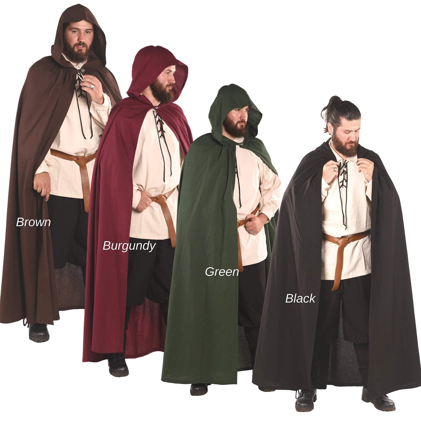 Norse Merchant Medieval Hooded Viking Cape