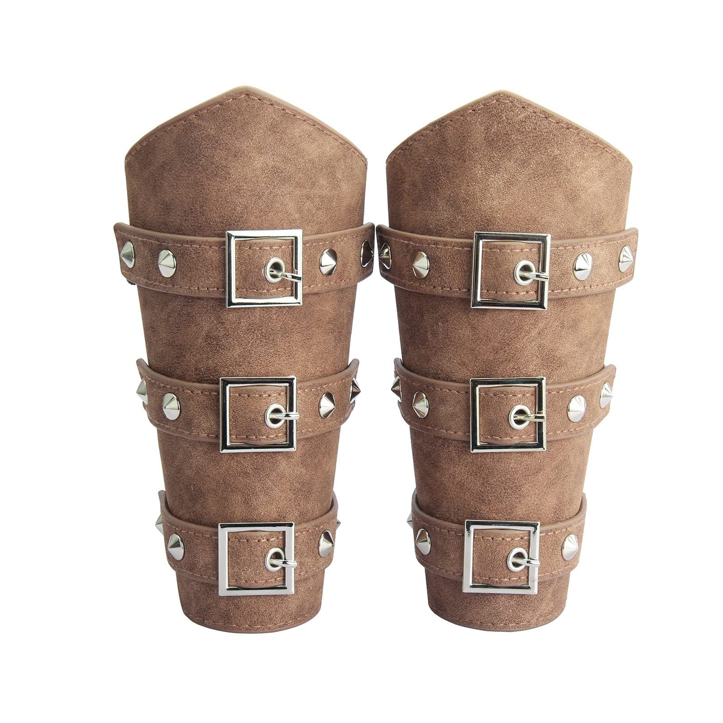 GelConnie Leather Gauntlet Wristband Armor Bracers