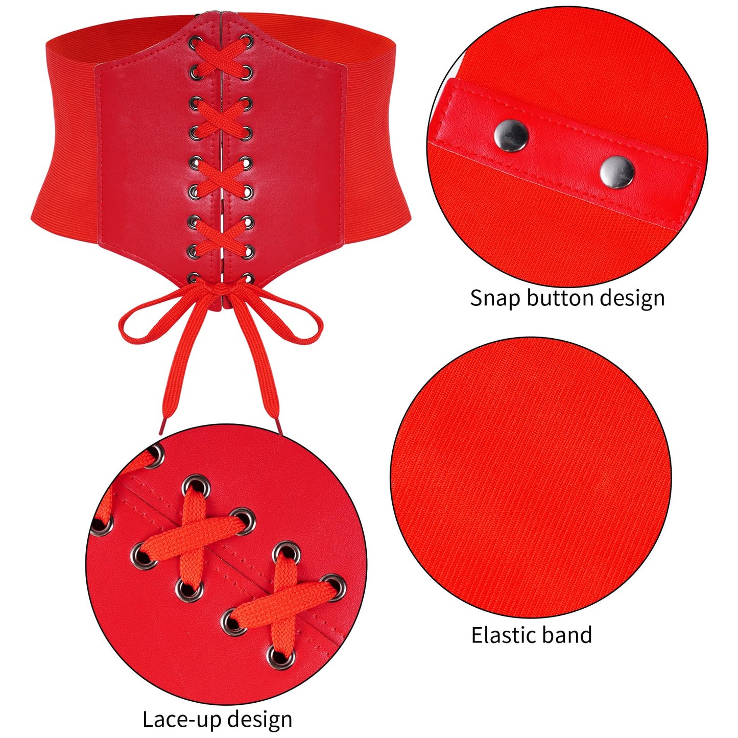 Faux Leather Cincher and Bracers