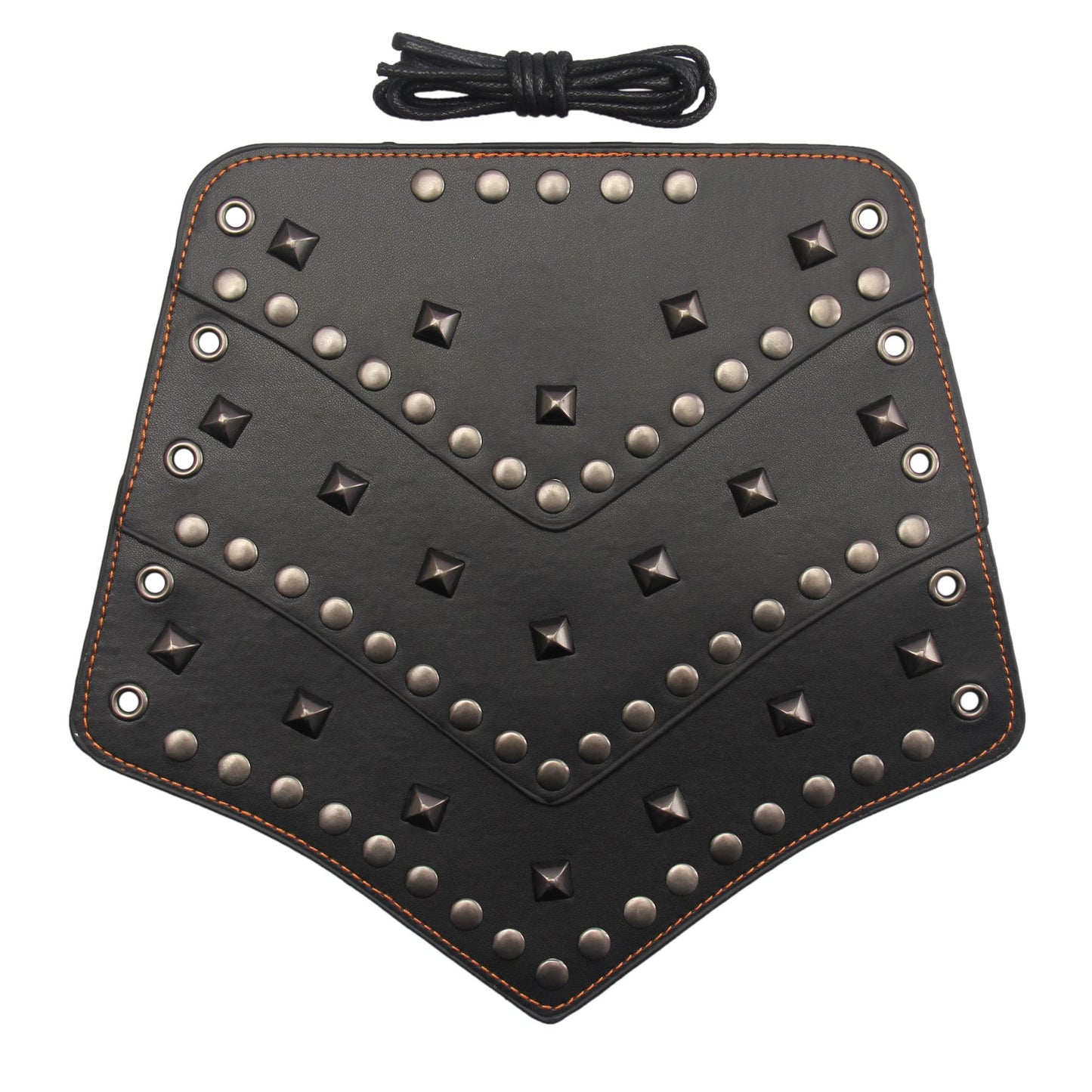 GelConnie Leather Gauntlet Wristband Viking Leather Arm Guard Medieval Armor Bracers Leather Armband Wrist Guards Cosplay Black Leather Bracers