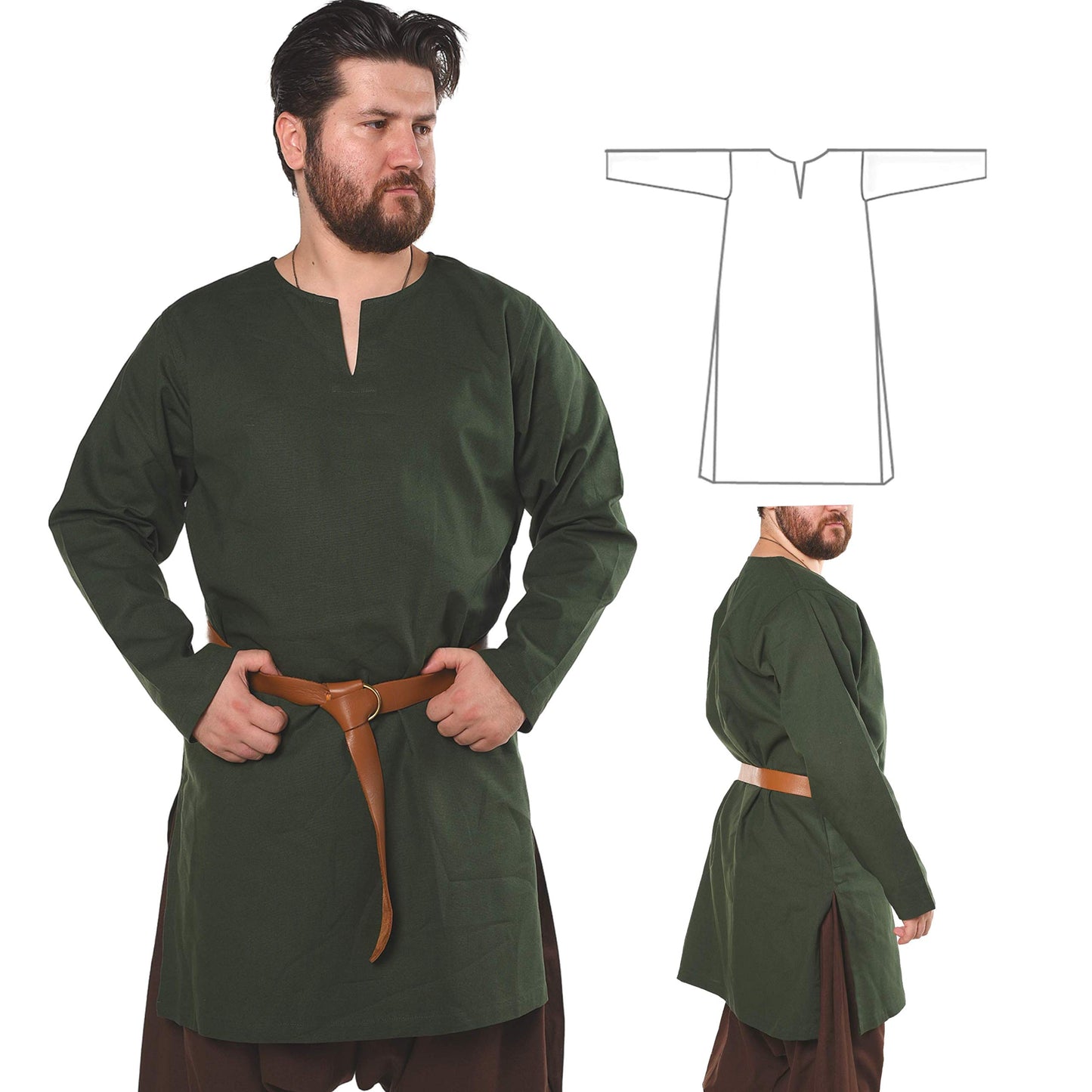 Medieval, Viking and LARP Undertunic