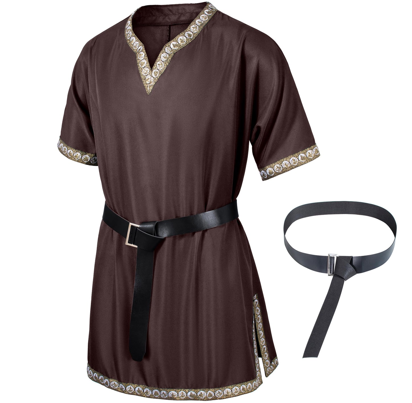Mens Medieval Costume Viking Tunic