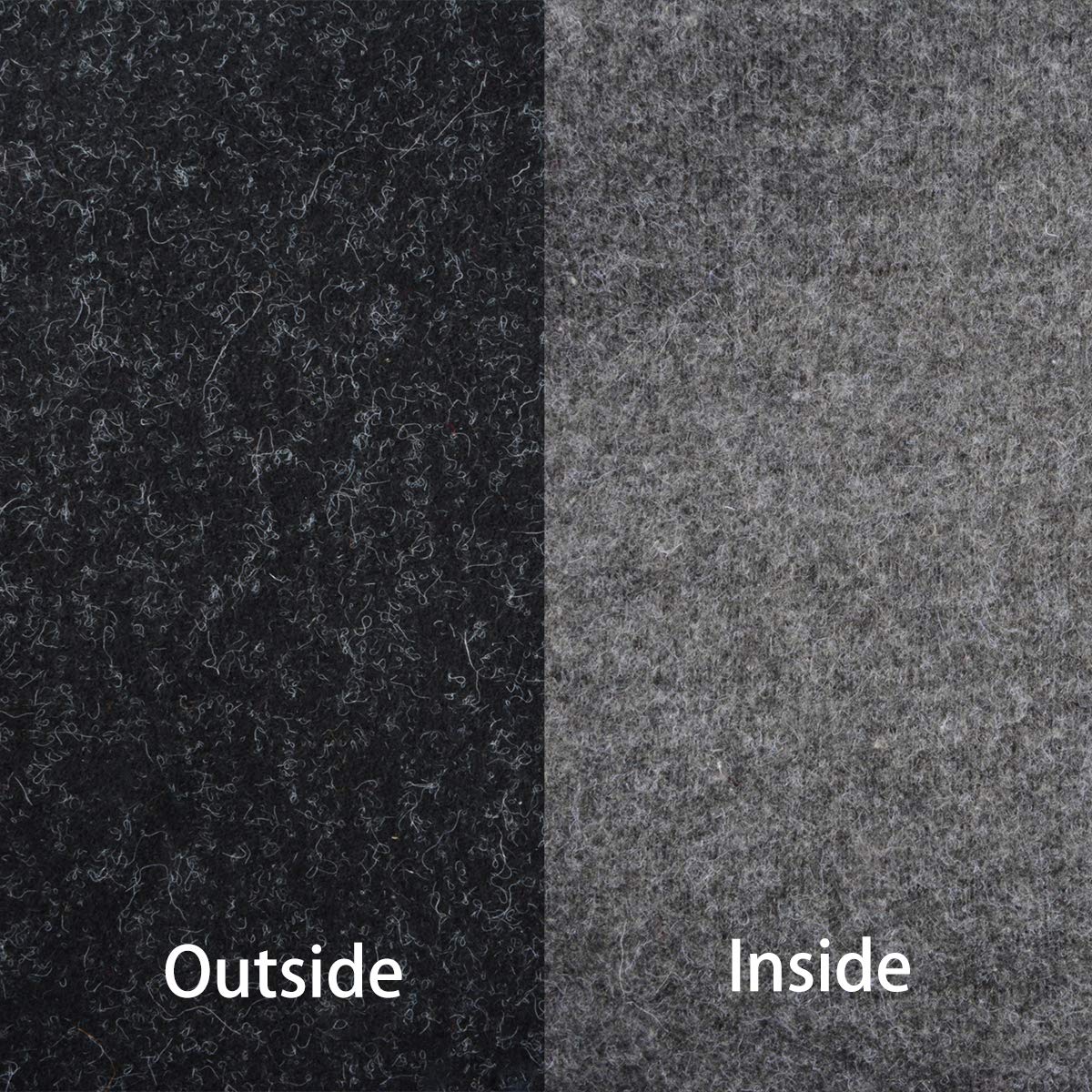 Fur-Lined Leather Closure Wool Half-Cloak with Hood