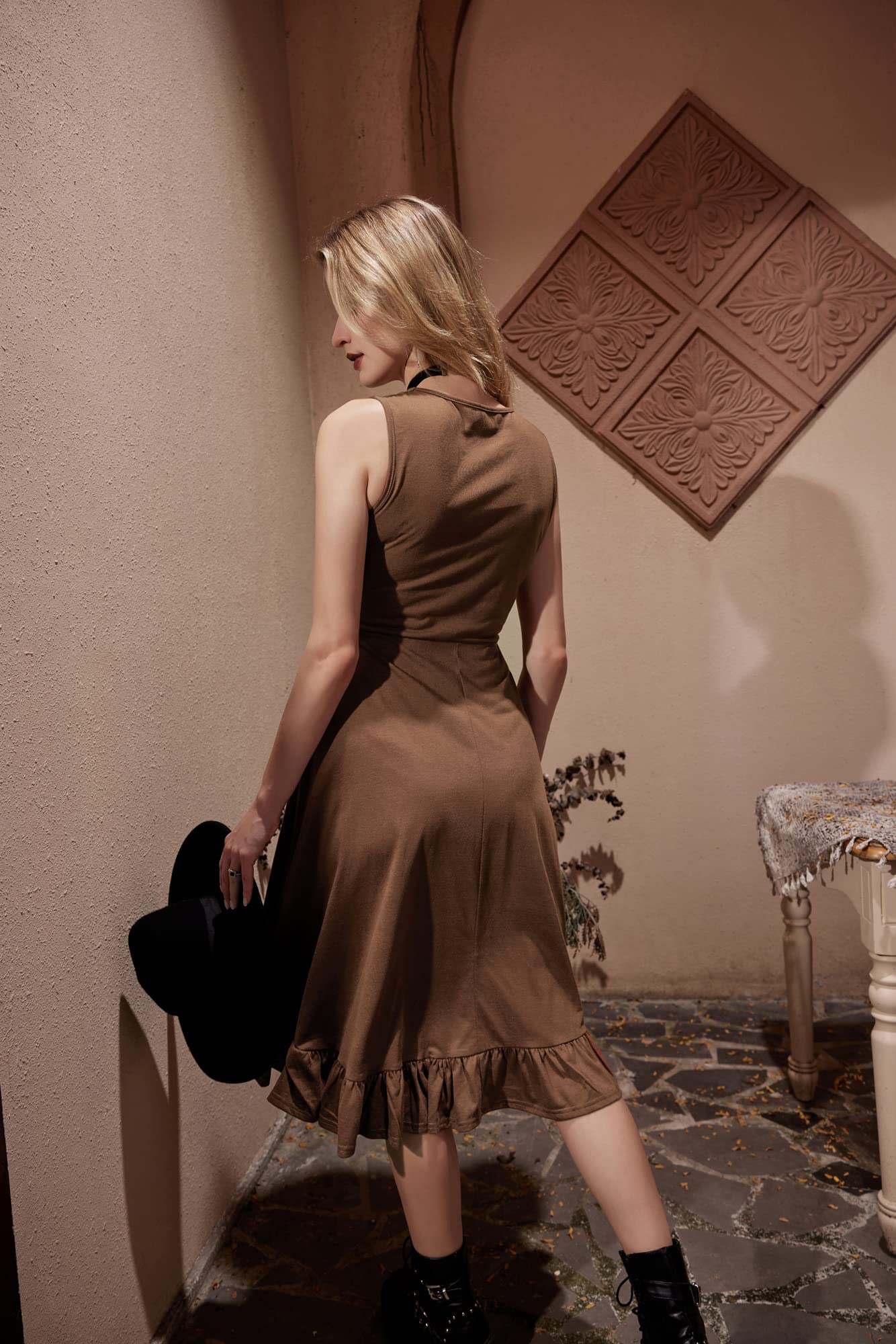 Scarlet Darkness Renaissance Faire Costume Women Lace Up