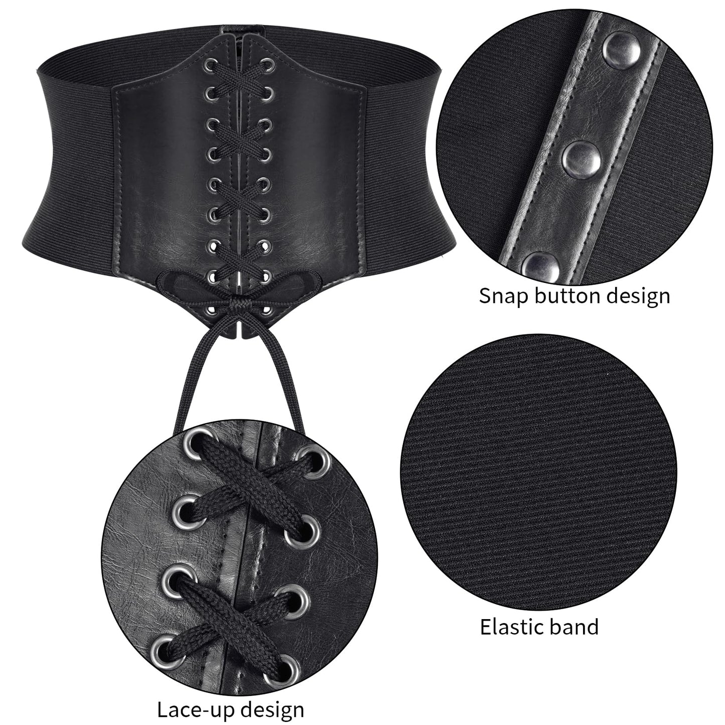 Faux Leather Cincher and Bracers