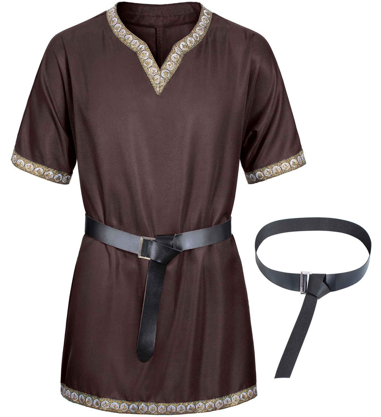 Mens Medieval Costume Viking Tunic