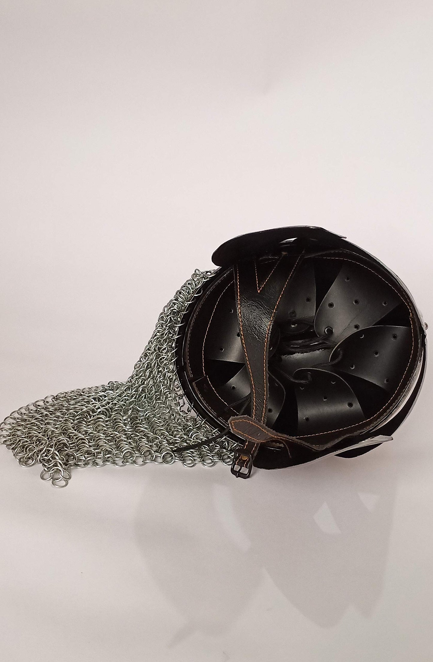 AnNafi® Handcrafted Viking Wolf Armor Helmet