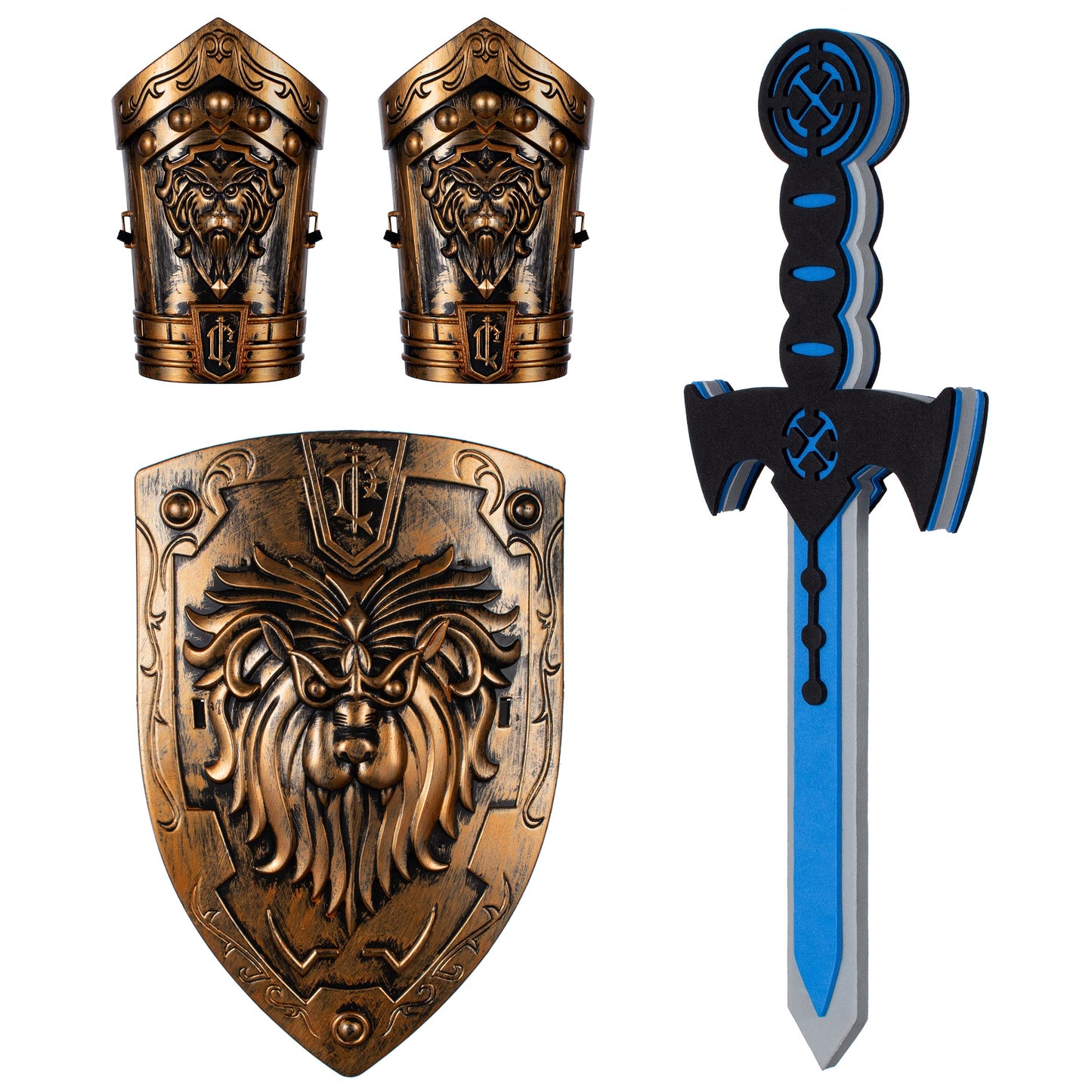 Child Medieval Roman Warrior Knight Renaissance Performance Costume