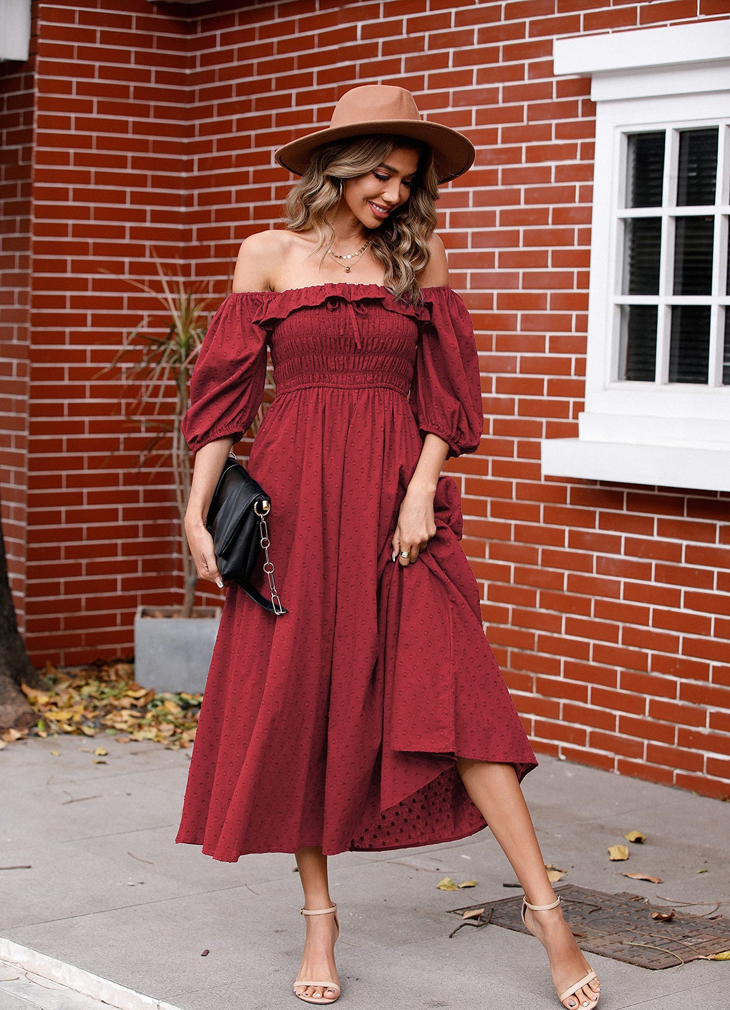 Half Sleeve Linen Dress