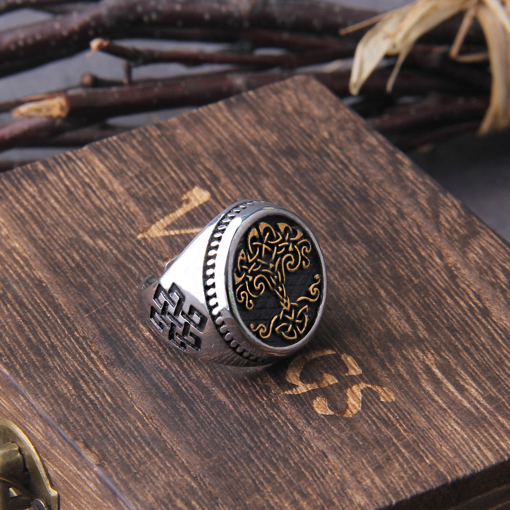 Tree Of Life Yggdrasil Steel (Gold)
