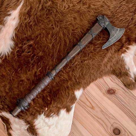 Ragnar Lothbrok Axe Handmade Carbon Steel Viking Axe