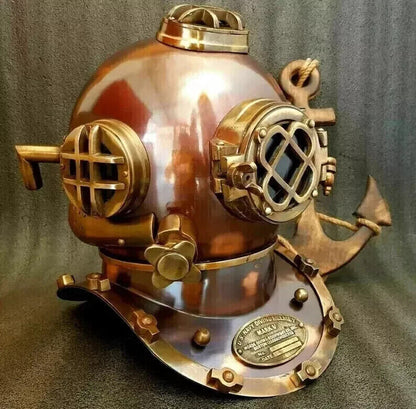 18" Scuba Diving Helmet – US Navy Mark V Deep Sea Divers Helmet Replica