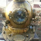 Vintage 18 Inch Diving Helmet Us Navy Mark V Original Antique Divers Helmet