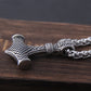 Never Fade thor's hammer mjolnir pendant necklace viking scandinavian norse viking necklace Men Stainless Steel gift