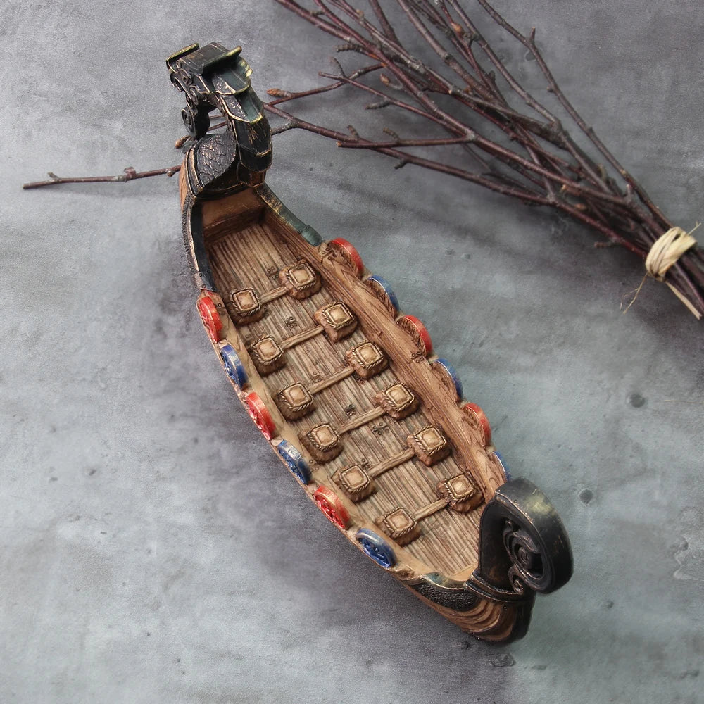 2022 New Style Viking Dragon Boat with shield and seat and many detail as vikings gift