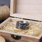 Stainless Steel Viking Symbol Bear Rings Mens Slavic Warding Veles Talisman Stainless Steel Ring Amulet Jewelry with wooden box