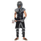 Eraspooky Men Viking Wolf Costume Medieval Werewolf Warrior Cosplay Adult Halloween Costumes Fur Leather Jumpsuit Full Set