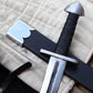 Plain Guardsman Unadorned Sword with Leather Sheath Fully Functional