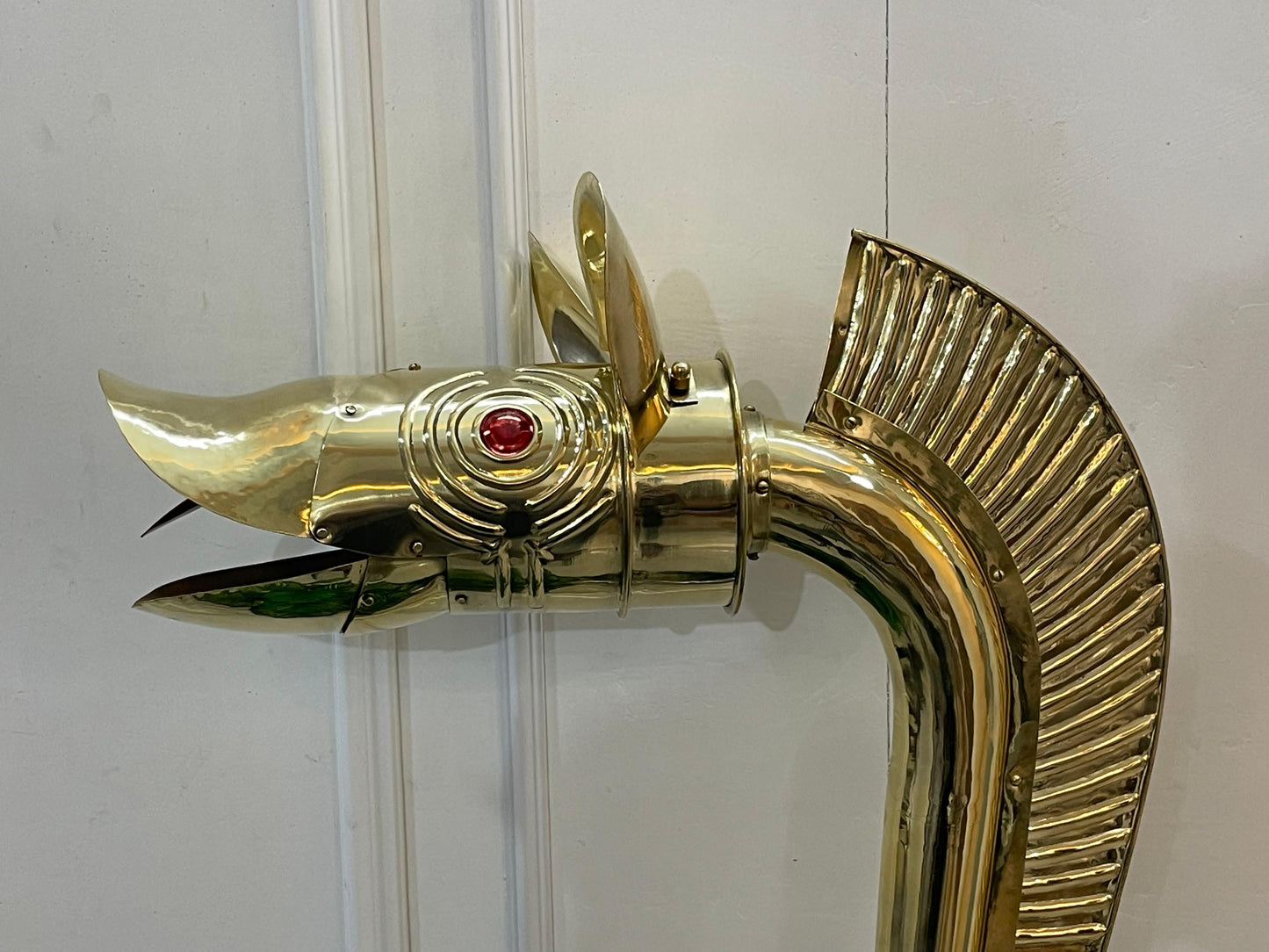 Medieval Celtic Deskford Carnyx 18 Gauge Brass Fully Playable Carnyx for Sale
