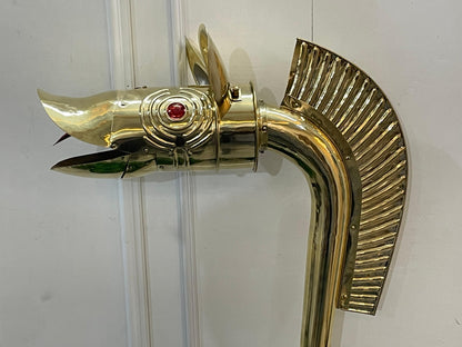 Medieval Celtic Deskford Carnyx 18 Gauge Brass Fully Playable Carnyx for Sale