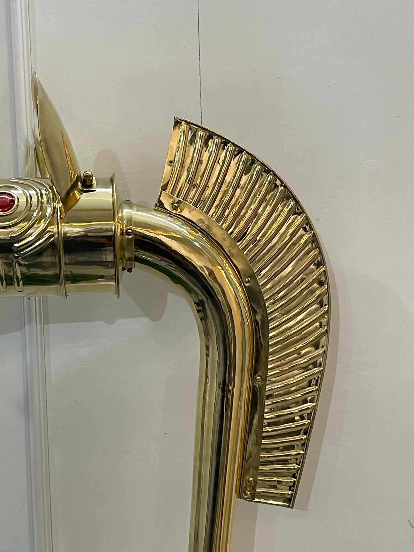 Medieval Celtic Deskford Carnyx 18 Gauge Brass Fully Playable Carnyx for Sale