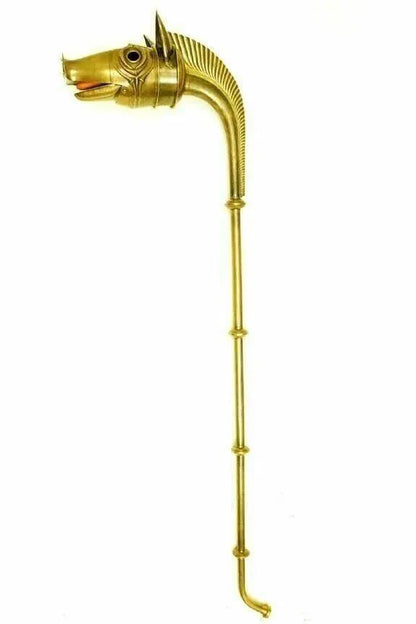Carnyx Deskford Playable Trumpet Celtic War Horn Iron Age Trumpet Brass Carynx