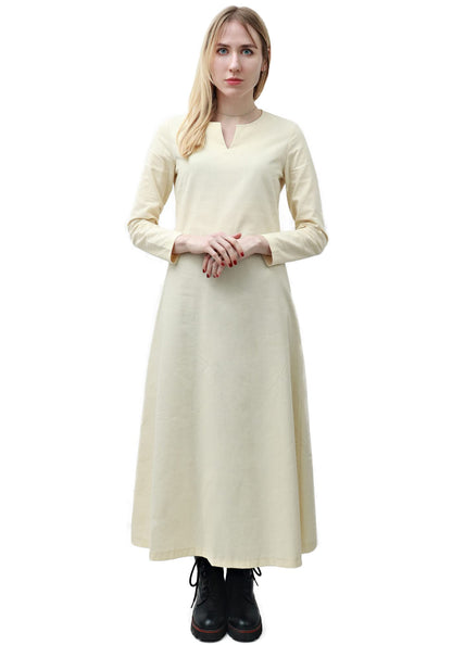 Women's Medieval Linen Tunic Dress Cosplay Underdress