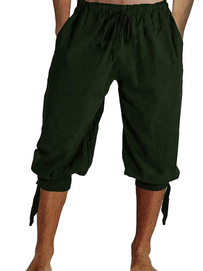 Calf-Length Tie-Hem Ketill Pants