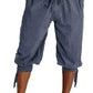 Calf-Length Tie-Hem Ketill Pants
