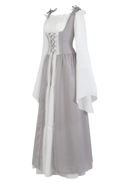 Renaissance Dresses for Women Medieval Costume Irish Long Over Dress Victorian Vintage Halloween X-Large 6508-dark Green