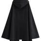 Women's Calf Length Cotton Lining Cloak