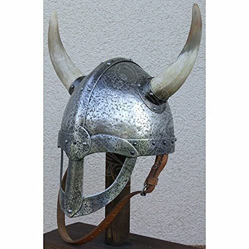 Medieval Horned Viking helmet