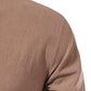 Men's Long Sleeve Shirts Retro Style Lace up for Medieval,Viking,Hippie Halloween Cosplay Pirate Renaissance Costume Small Khaki