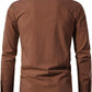Men's Long Sleeve Shirts Retro Style Lace up for Medieval,Viking,Hippie Halloween Cosplay Pirate Renaissance Costume Small Khaki
