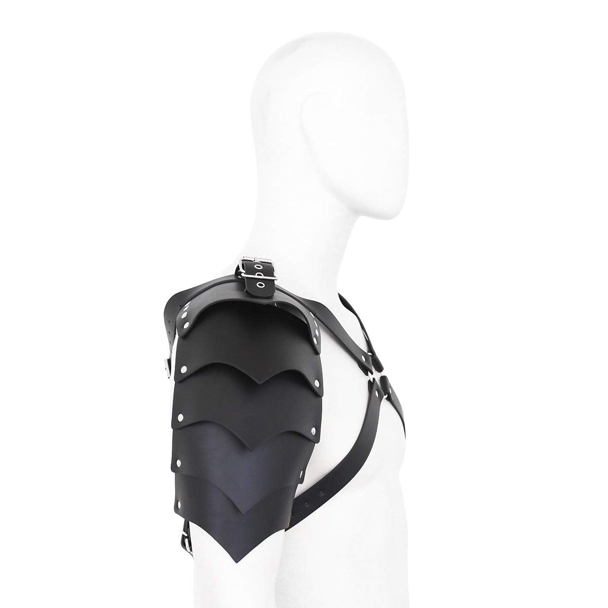 SJYFAL Men Leather Shoulder Armors