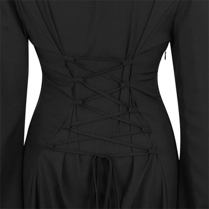 Renaissance Dresses for Women Medieval Costume Irish Long Over Dress Victorian Vintage Halloween X-Large 6508-dark Green