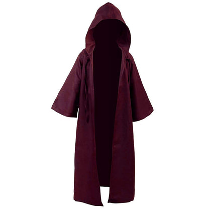 GOLDSTITCH Men Hooded Robe Cloak Knight Fancy Cool Cosplay Costume XX-Large Brown(cloak)